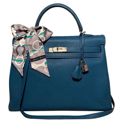 Hermes Kelly Cobalt Blue 